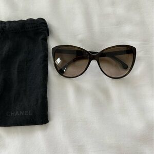 Chanel Tortoise Shell Sunglasses